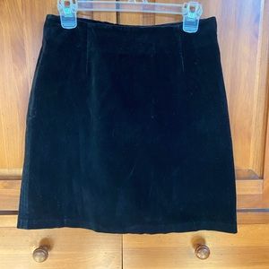 Talbots cotton velvet skirt